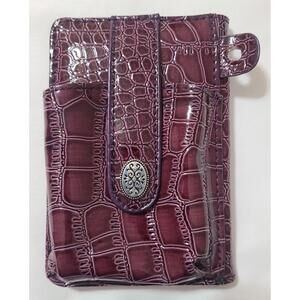 The Metropolitan Wallet Womens Size Small Purple CC ID License Holder Organizer